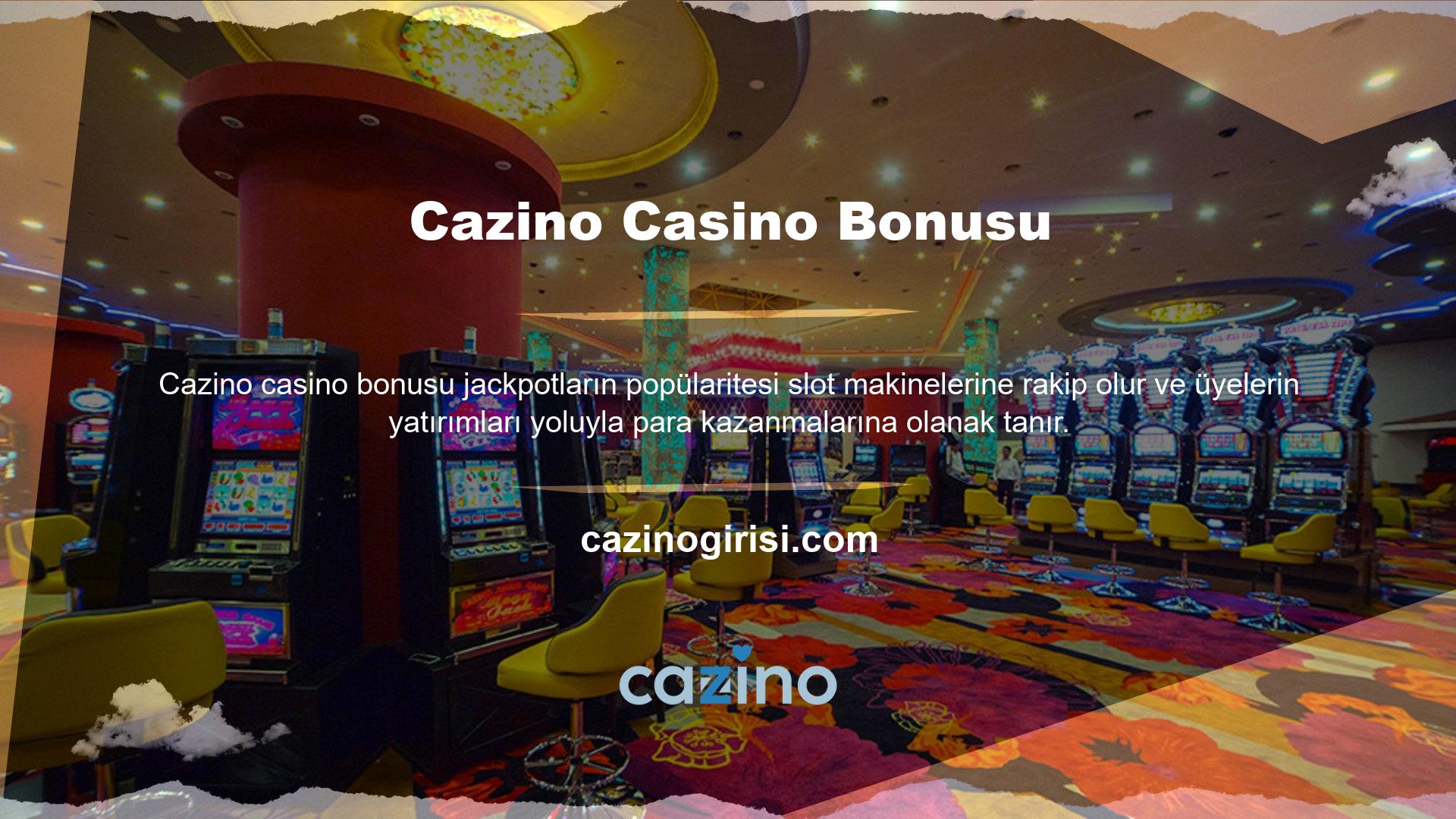 Cazino casino oyunlarında yüzlerce jackpot sembolü mevcuttur ve bunların seçimi sürekli değişmektedir