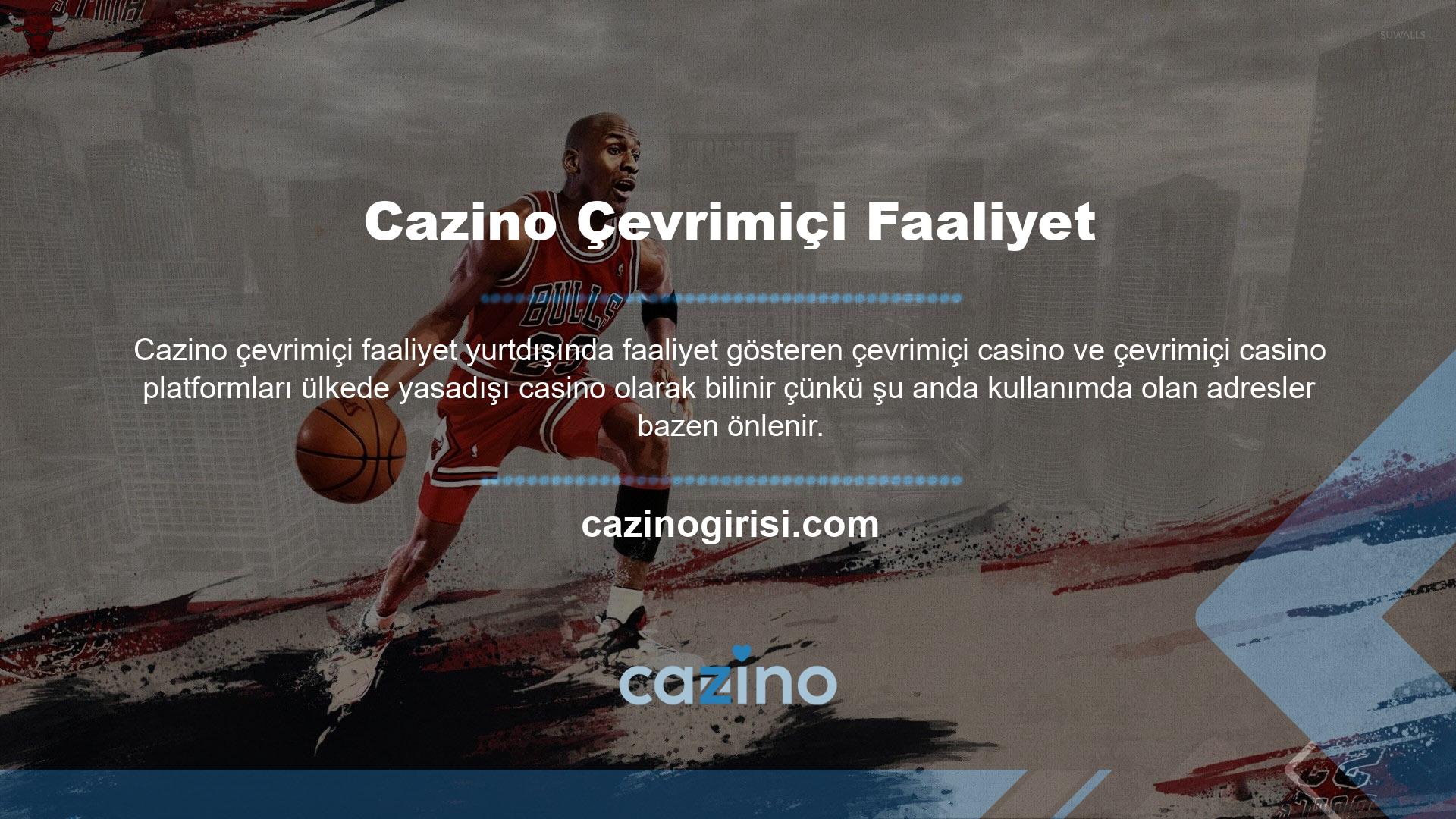 Mevcut Cazino resmi adresi de BTK engelleme başvurusunun konusuydu ve bu süreçten sonra Cazino resmi bağlantıyı aktif hale getirdi ve bu haber adresi aracılığıyla BET ve Casino oyuncularına ulaşmayı amaçladı