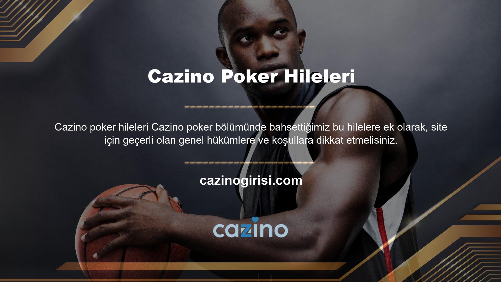 Kullanıcılar ayrıca Cazino sitelerinin onlara kimin erişebileceği konusunda kuralları olduğunu bilmelidir
